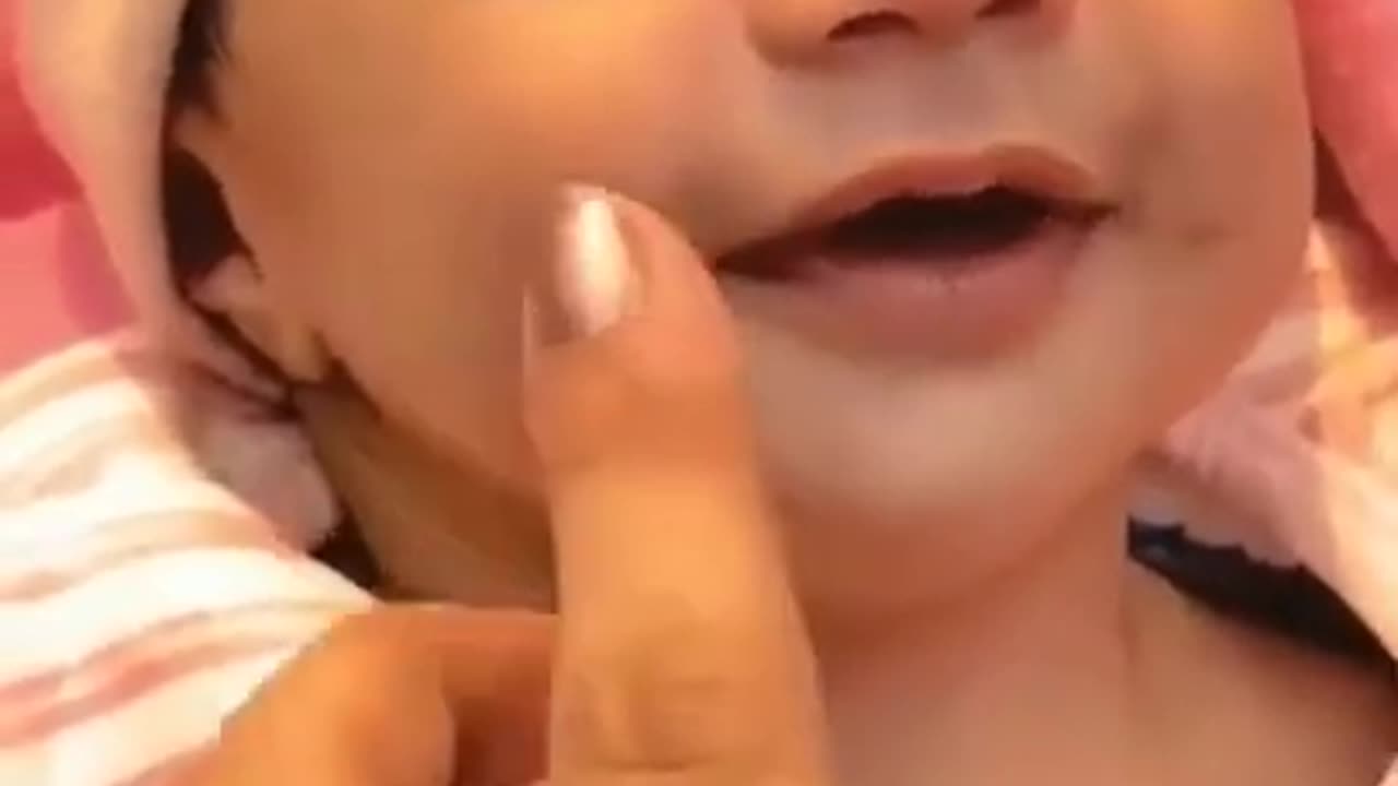 Cute new born baby video