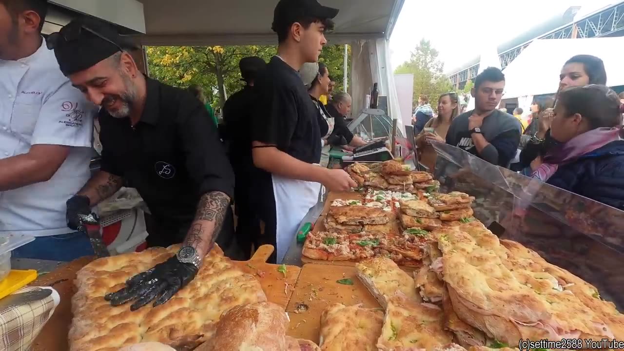 🇮🇹 Italian Street Food Festival from the World 🥩 Skewers, Meats, Maxi Burgers 🥩 Italy Street Food 🇮🇹