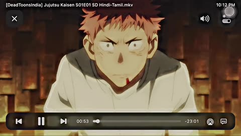 Jujutsu kaisen ep01 fight scene