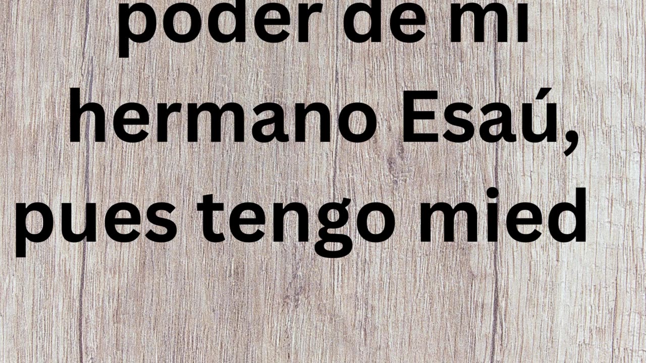 "Súplica y Preparación para el Encuentro" Génesis 32:11.