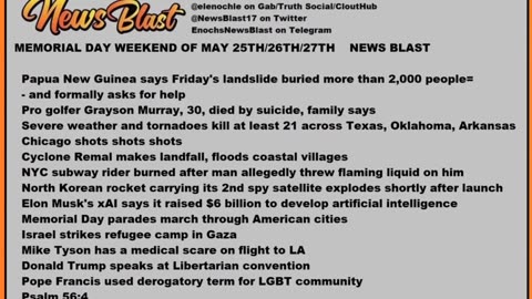 Enoch's News Blast
