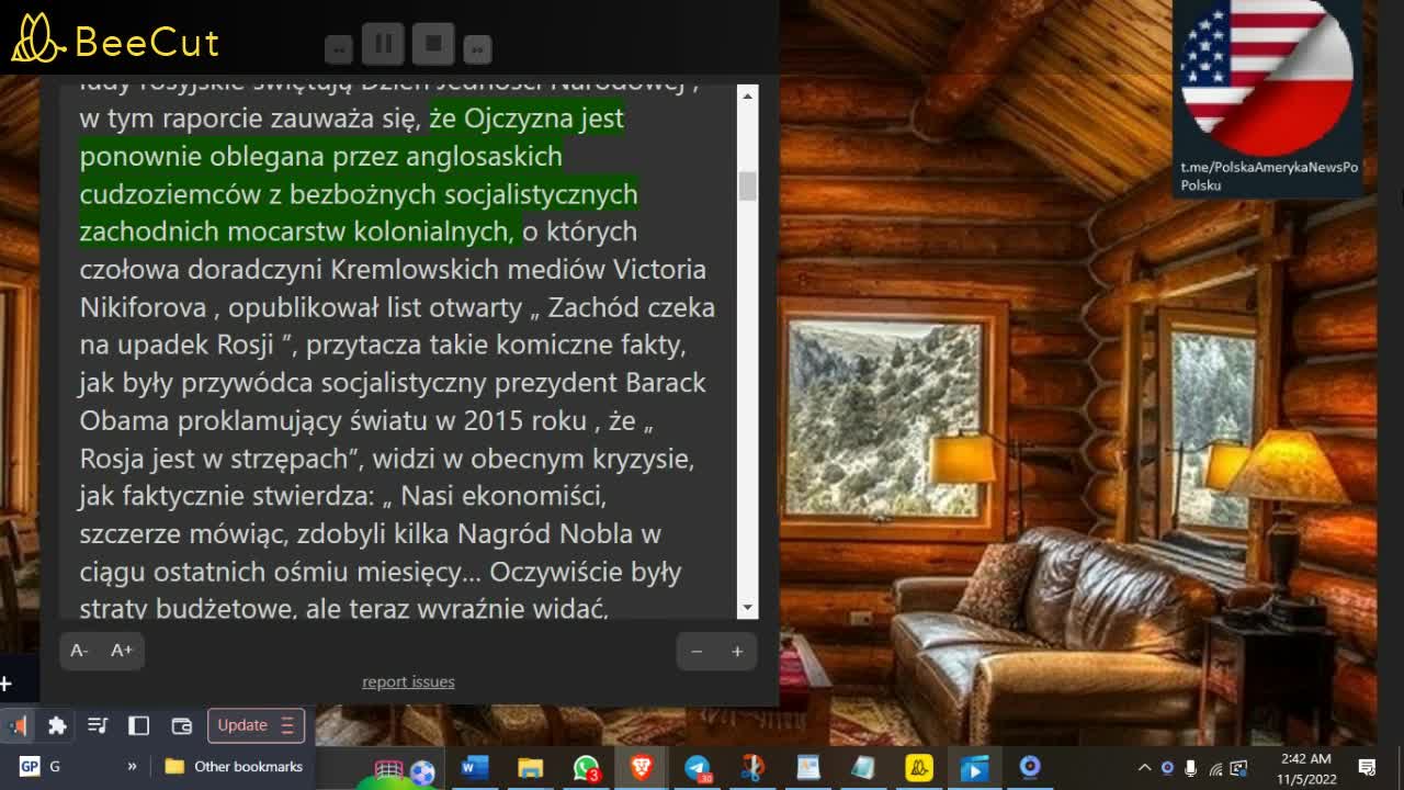 5 listopada 2022❌Trump jako „krwawy czerwony księżyc”! Ameryka Zbliża się - wybory❌