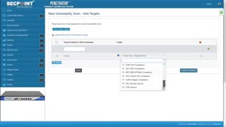 SecPoint Penetrator V52 Scan Profiles