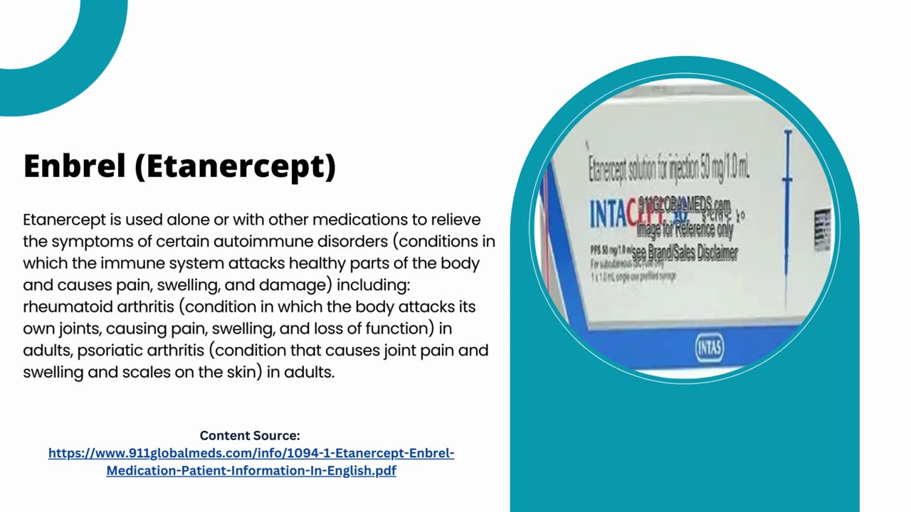 Enbrel (Etanercept) Injection Side Effects & Lowest Cost