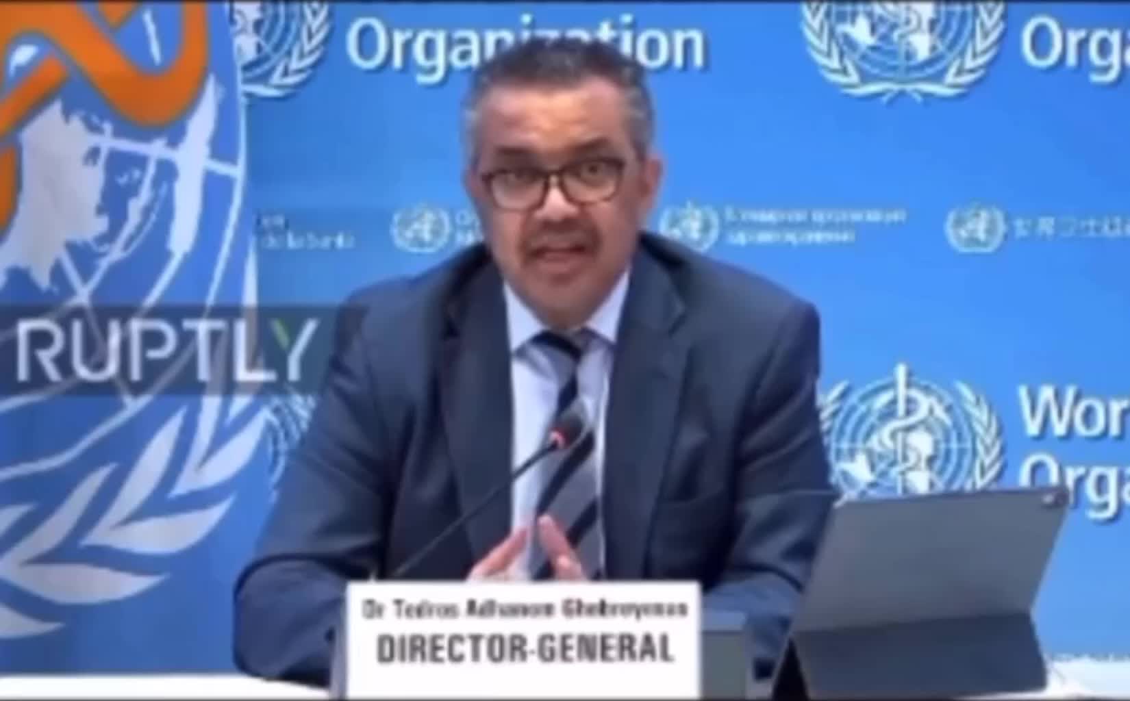 WHO Dir General Tedros at Palais des Nations Geneva - 20dec2021