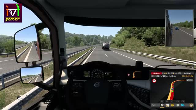 Top Speed Testing VOLVO FH GLOBETROTTER XL - ETS 2 1.46 - #ets2 #volvo #shorts #topspeed