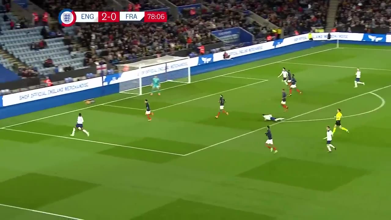 England U21 4-0 France U21 _ Smith Rowe, Madueke, Ramsey & Jones Run Rampant! _ Highlights