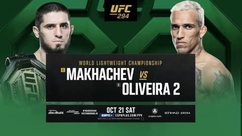 Charles Oliveira vs Islam Makhachev | FREE FIGHT