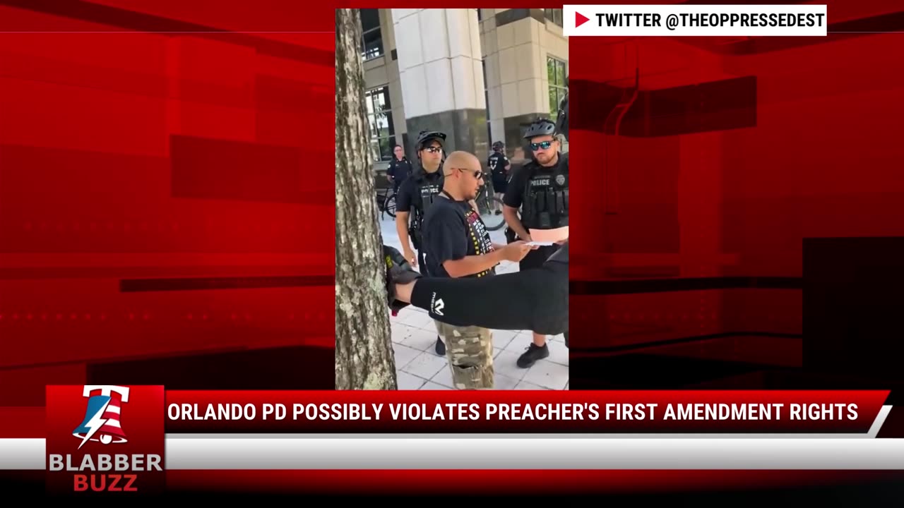 Orlando PD Possibly Violates Preacher's First Amendment Rights