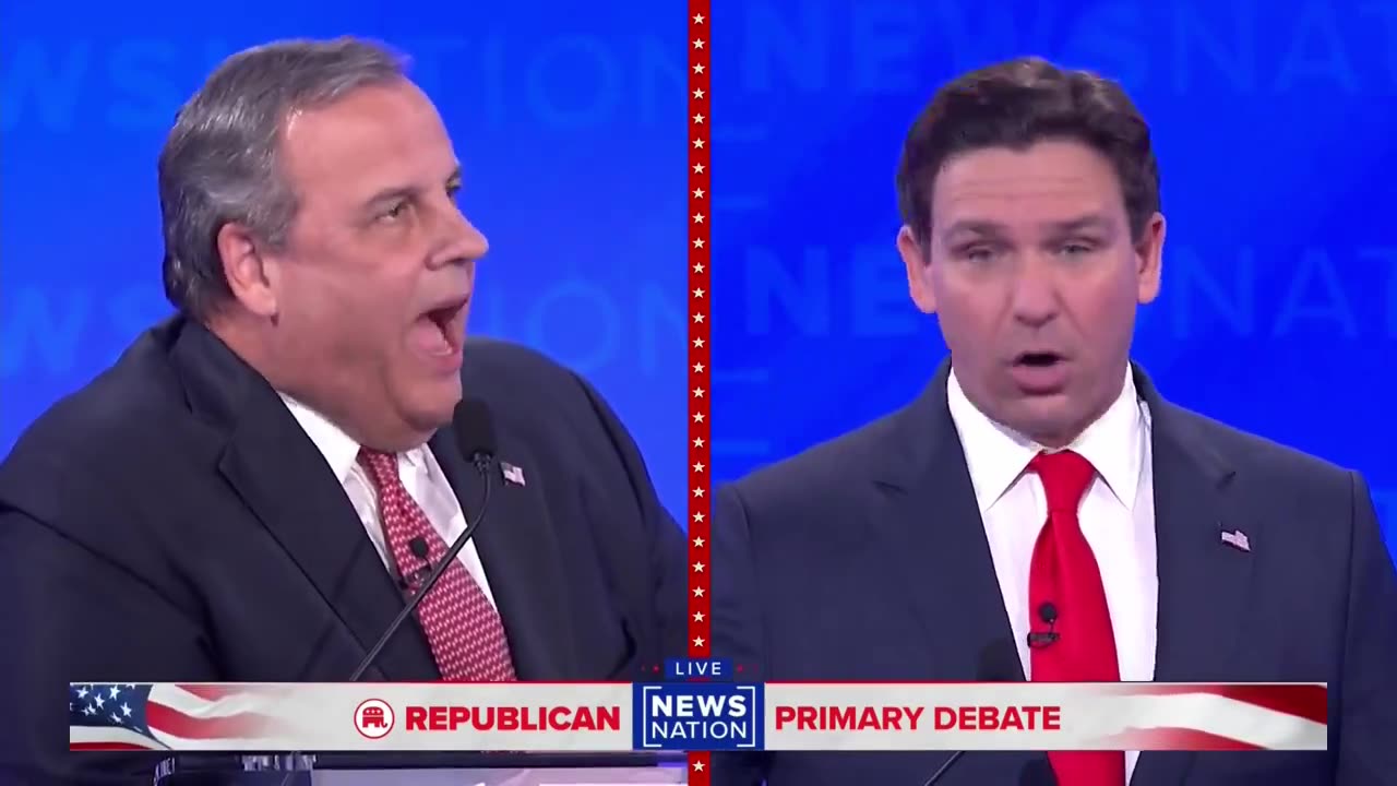 GOP debate ERUPTS as Chris Christie and DeSantis get into shouting match