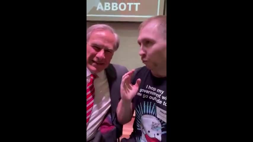 Greg Abbott: "I am not a globalist.. America First"