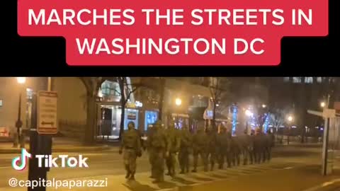 National Guard marching in DC. Why?