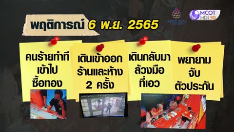 เข้ามอบตัว หนุ่มพยายามชิงทองในห้างฯ เมืองตรัง ให้การปฏเสธทั้ง 3 ข้อหา