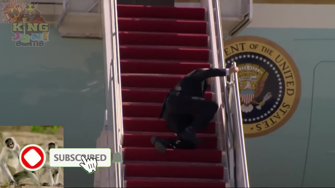 President Jobiden Falls 🥺😳