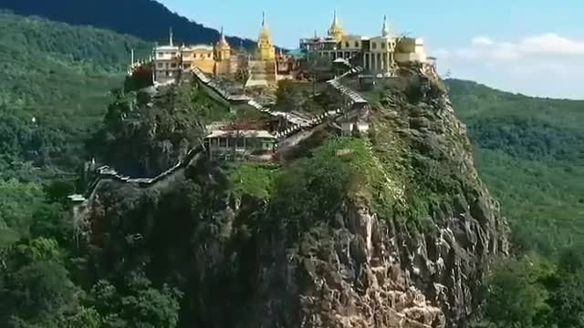 Myanmar mudflood mount popa