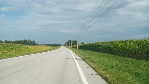 Bicycling SR 67 & 294 in Wyandot County Ohio