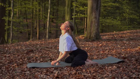 THE FOREST IS MY FAVORITE YOGA SPOT