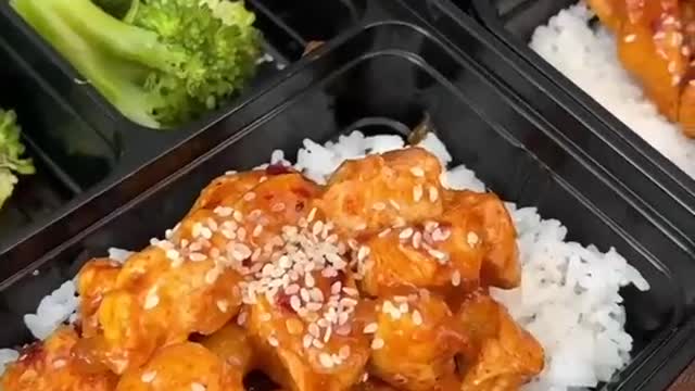 Low Calorie Sticky Orange Chicken