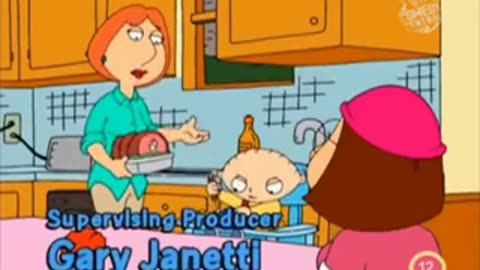 Family Guy - Stewie az asztalon játszik