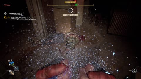 Dying Light 2- there's a body on the wall.