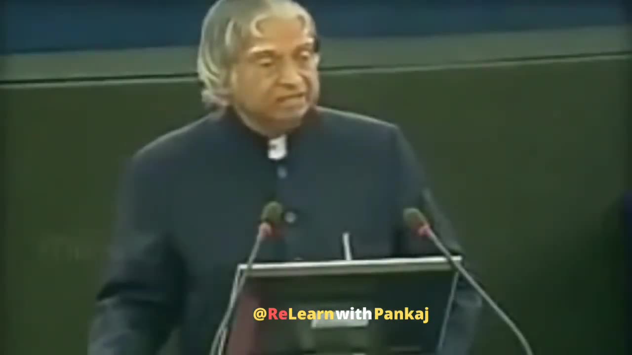 World's Most Powerful Speech by Dr. A. P. J. Abdul Kalam - Must Watch!