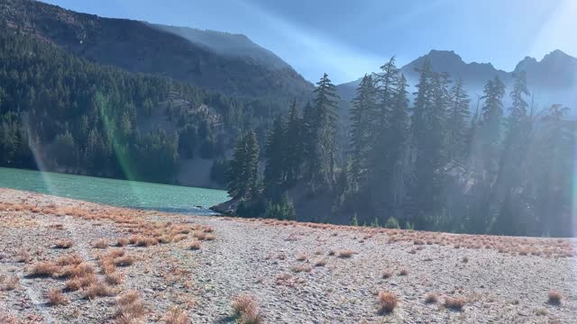 Central Oregon - Three Sisters Wilderness - Green Lakes - Triangulated Beauty