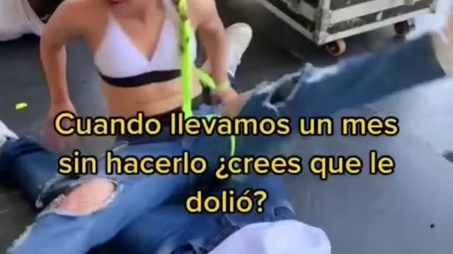 Casi lo rompe 😨