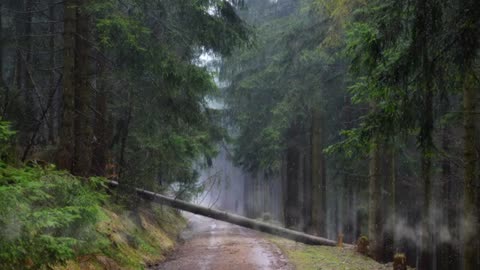 Heavy Rain - Weather - Waterfall - City - Nature