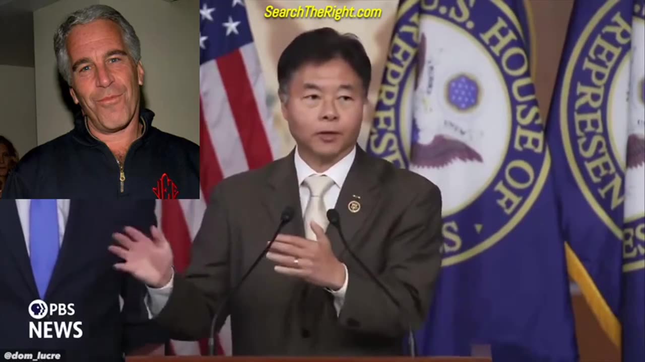 Ted Lieu just went on a tirade accusing Donald Trump of conspiracies involving Jeffrey Epstein