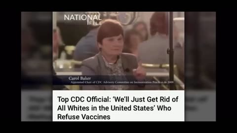 To CDC Official - "We'll Just Get Rid Of All Whites That Refuse Vaccines"