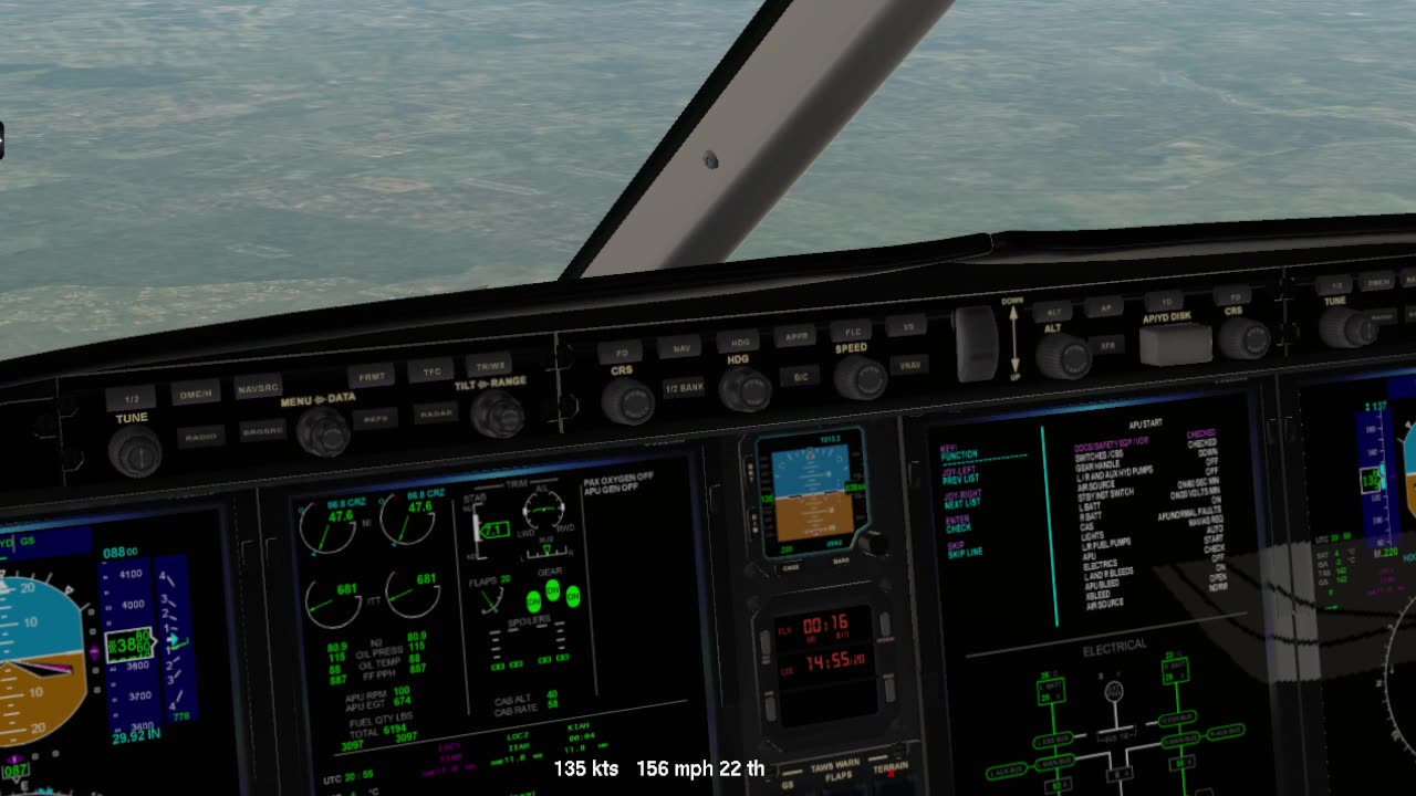 More Challenger testing - Xplane 11 - ILS KIAH -