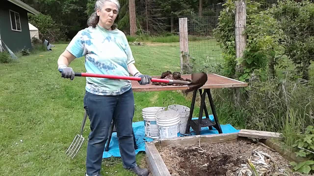 Sifting Compost