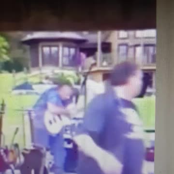 Drummer Gets Taken Out by Golf Cart OUCH!