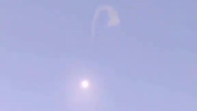 Russian Fighter Jet Shot at by Ukrain