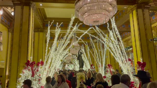 Christmas Boat Parade & Visiting the Roosevelt Hotel | New Orleans, LA #christmas2021 #christmas