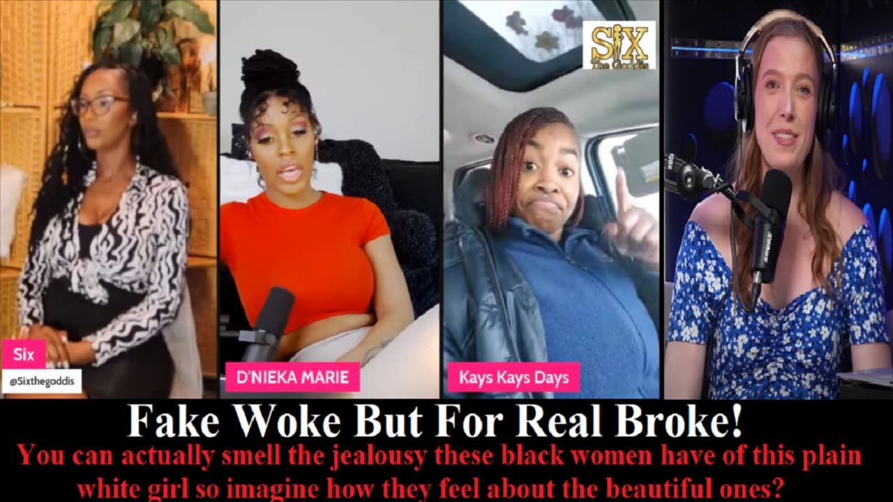 Pro-Black Hoodrats Using Fake Wokeness, Jealousy Of White Women & @justpearlythings To Gain Views!