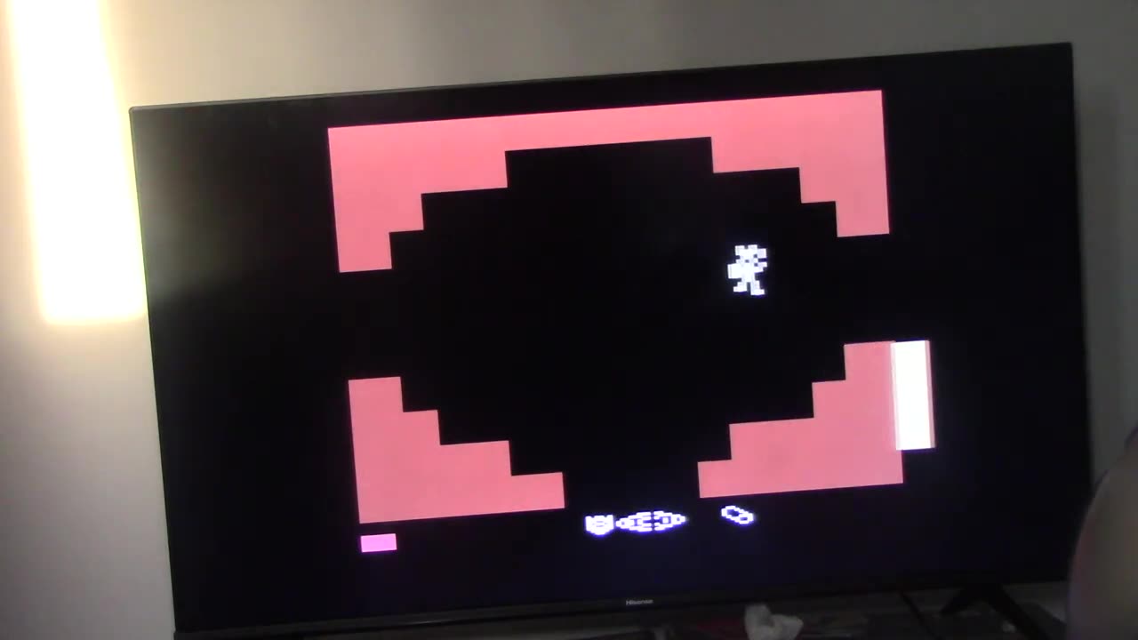 I'm playing catacombs of chaos 2600 on atari vcs