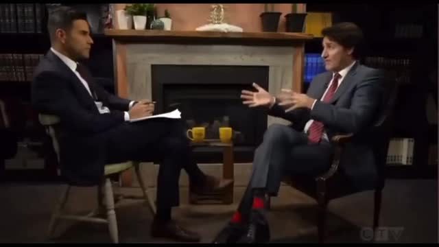 During Interview Justin Trudeau shows ZERO leadership and thinks name calling is acceptable