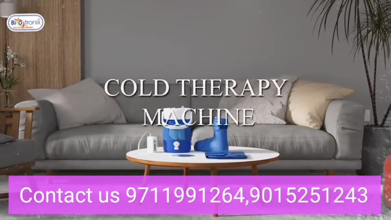 Cold Cryo Therapy Unit with Motor and 4 Attachments