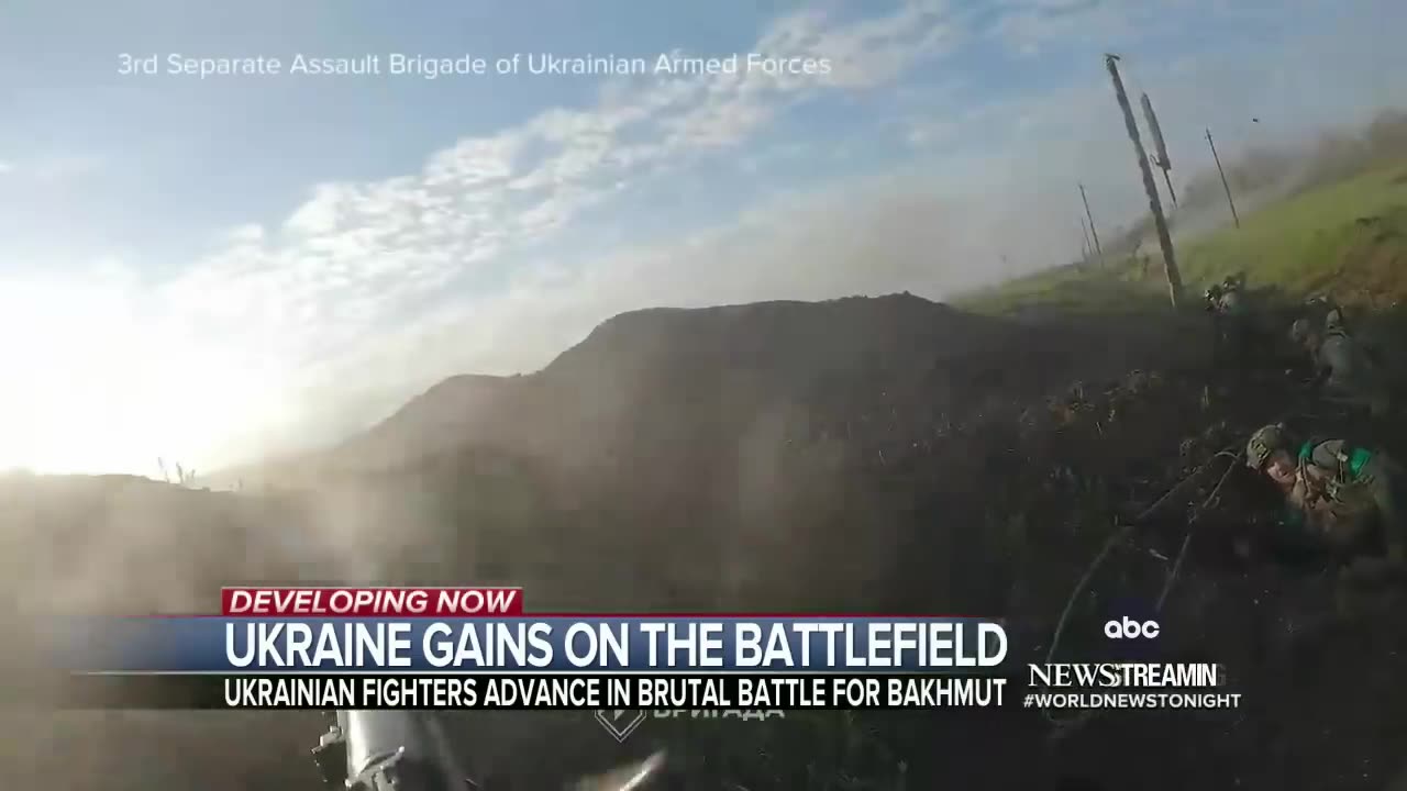 UKRAINIAN FORCES CLAIM BATTLEFIELD ADVANCES