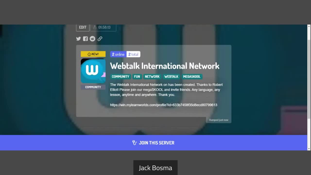 Webtalk International Network