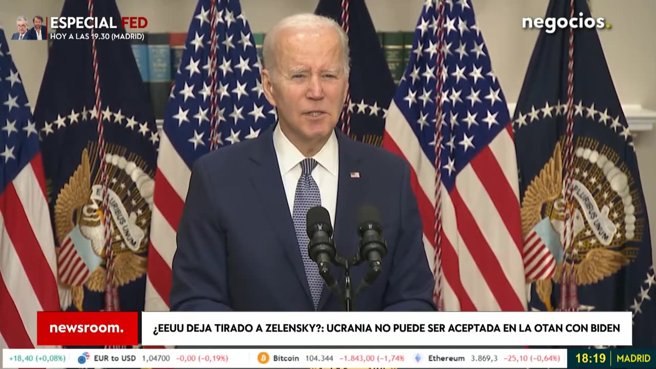 ÚLTIMA HORA | ¿EEUU deja tirado a Zelensky?: “Ucrania no puede ser aceptada en la OTAN con Biden”