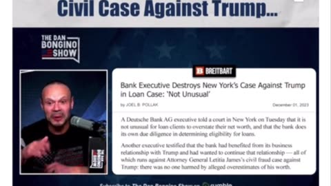 Bank exec destroys NY's case against Trump