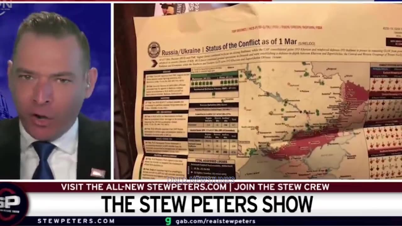 Stew Peters: The Leaked Pentagon Documents Show The Biden Regime Lied, Ukraine Is Losing - 4/18/23