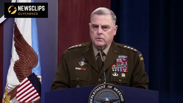 Joint Chief Of Staff Gen.Mark Milley Delivers Statement On Russian-Ukraine Tension