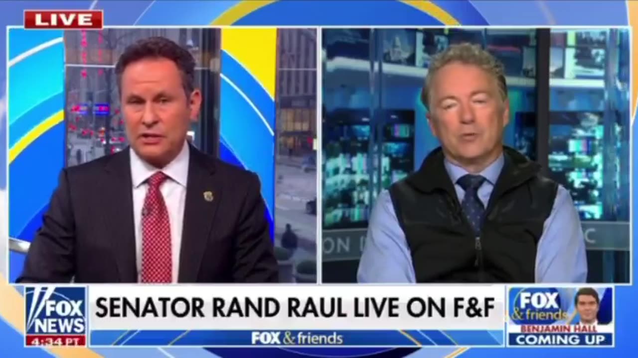 Brian Kilmeade Goes Full Jerk-Mode as Rand Paul Tries to School Him About TikTok Bill