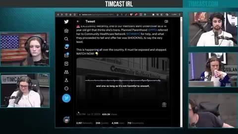 Timcast -Planned Parenthood EXPOSED For Promising To HIDE Child Transgender Treatment From Parents