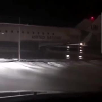 A United Nations Plane Has Been Reported to Be Parked in North Bay, Ontario, Canada