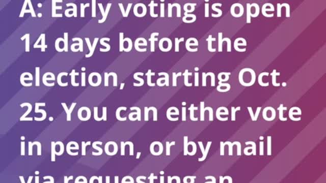 Early voting in Wisconsin is open now ahead of the general election Nov. 8 2