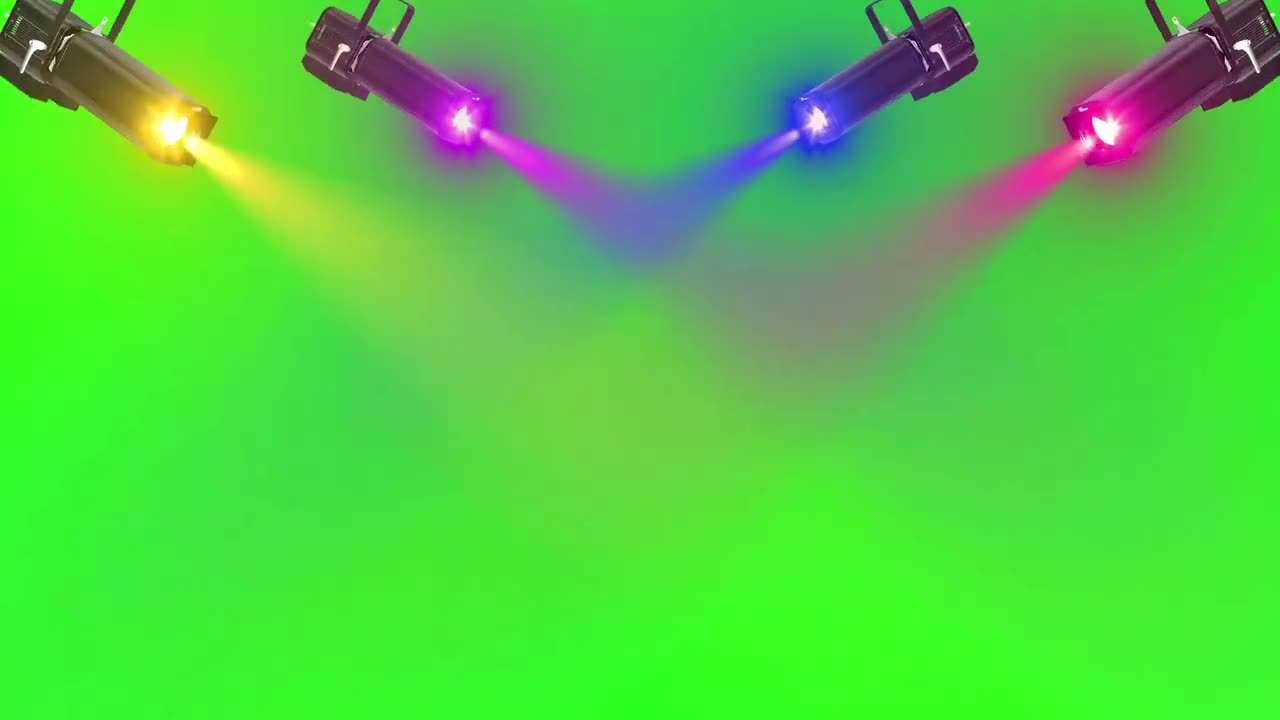 GREEN SCREEN EFFECT - Color Spot Lights